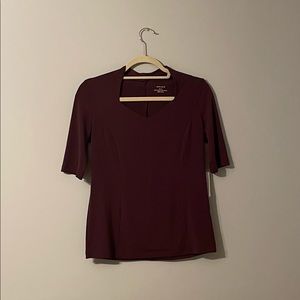 Plum 3/4 sleeve top NWT